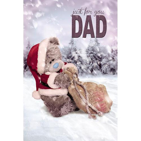 3D Holographic Dad Me to You Bear Christmas Card £3.79